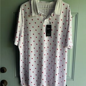 Old Fashioned Golf Polo Shirt 2XL Performance Polka State New with Tags